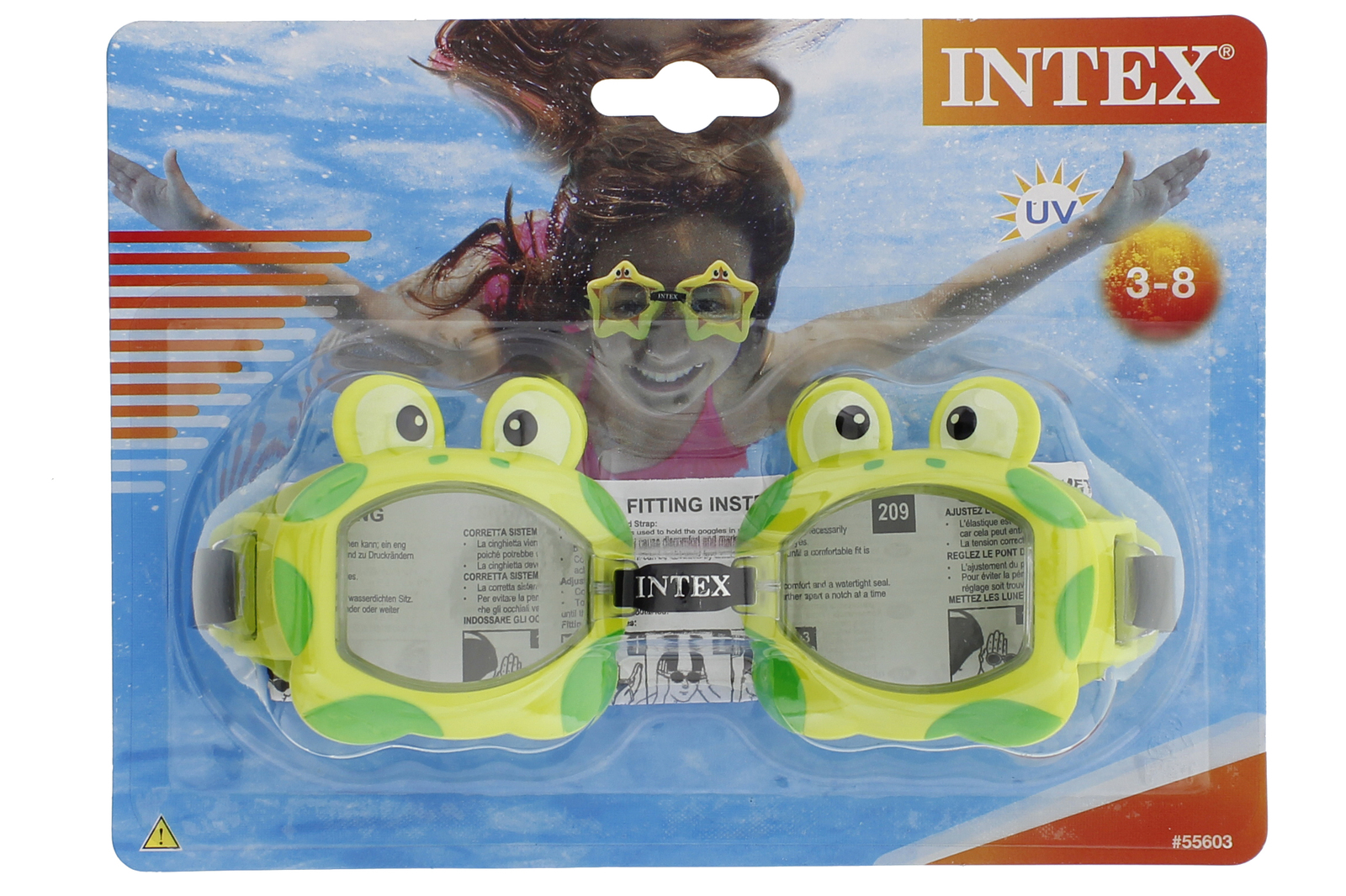 Intex: Fun Goggles - Green Frog image