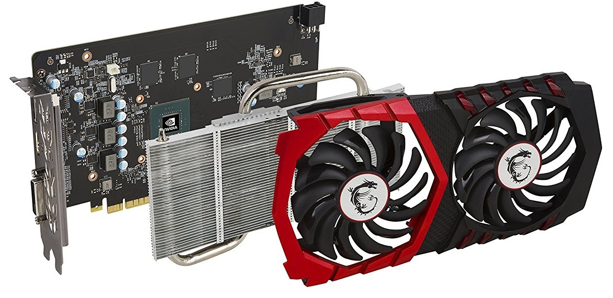 MSI GeForce GTX 1050 TI Gaming X 4GB Graphics Card image