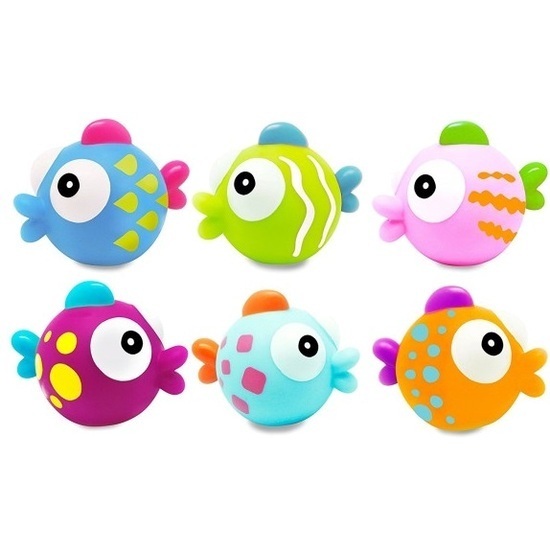 Escabbo: Tropical Fishes Squirters - (Set of 6) image