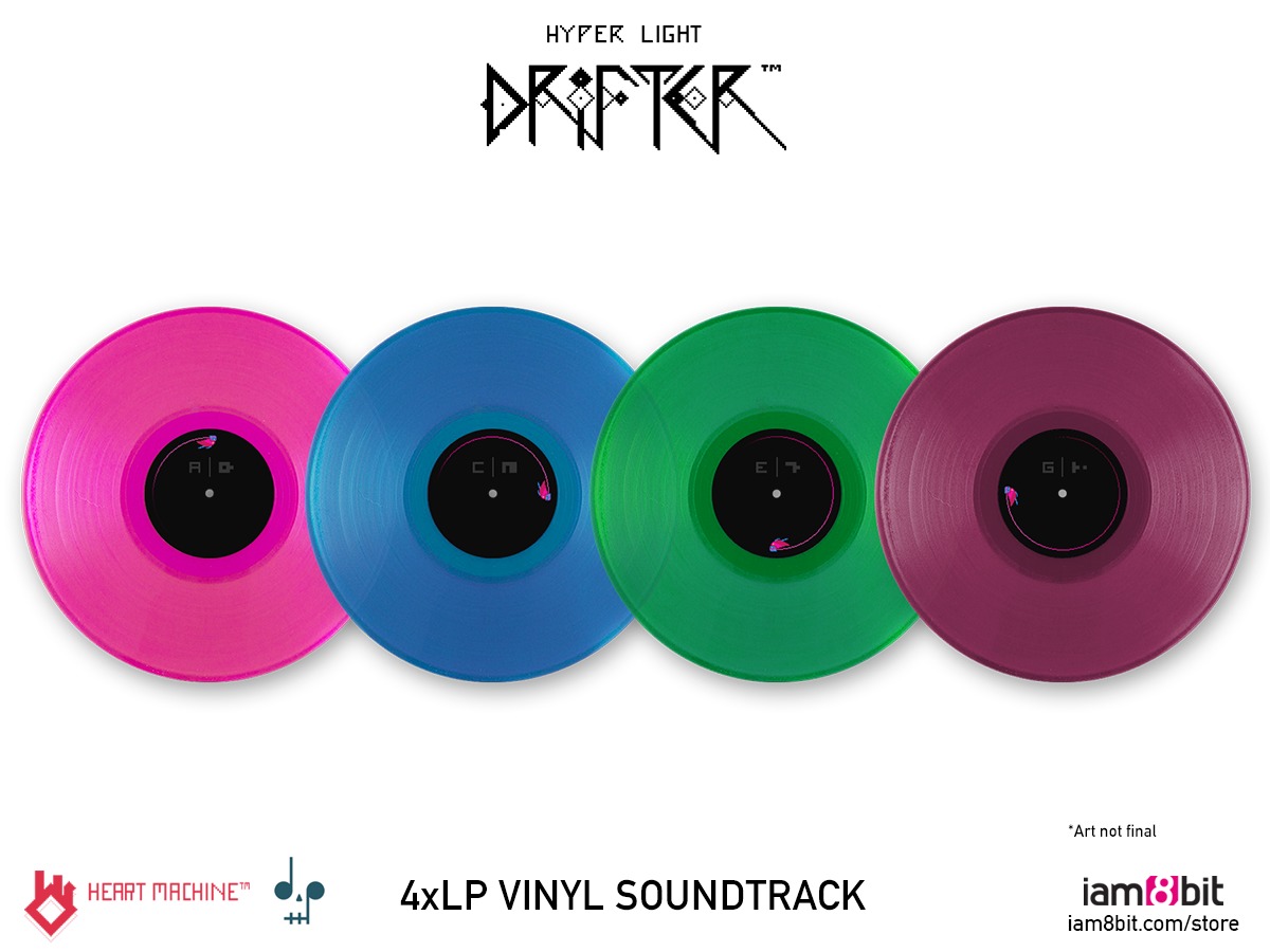 Hyper Light Drifter Soundtrack (4LP) on Vinyl by Disasterpeace