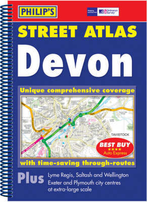 Philip's Street Atlas Devon on Paperback