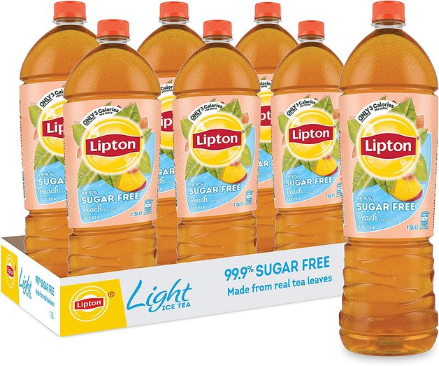 Lipton Peach 99.9 Sugar Free Ice Tea 1.5L x 6 at Mighty Ape NZ