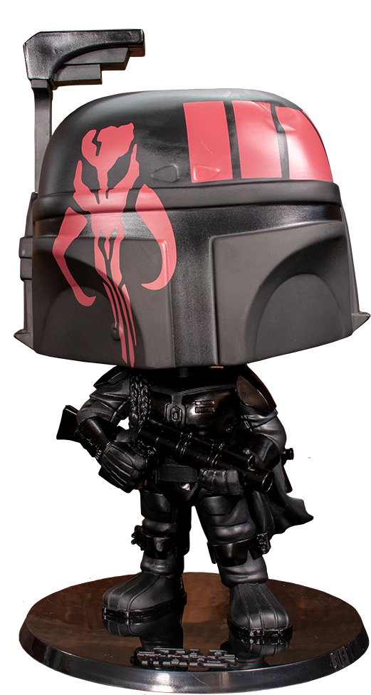 Star Wars: Boba Fett (Black Ver.) - 10" Super Sized Pop! Vinyl Figure