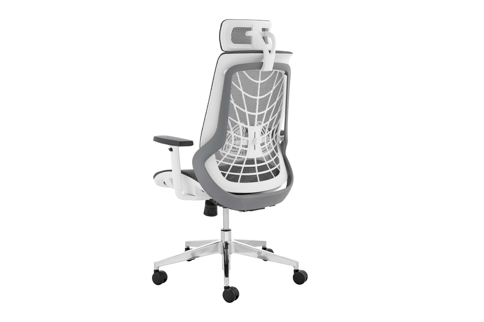 Buy Ergolux Elliot Office Chair (White Frame, Grey) at Mighty Ape NZ