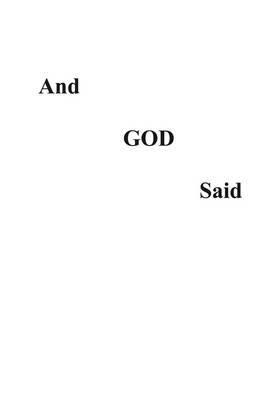 And God Said by Curtice L. Rogers image