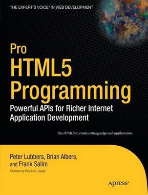 Pro HTML5 Programming by Peter Lubbers image