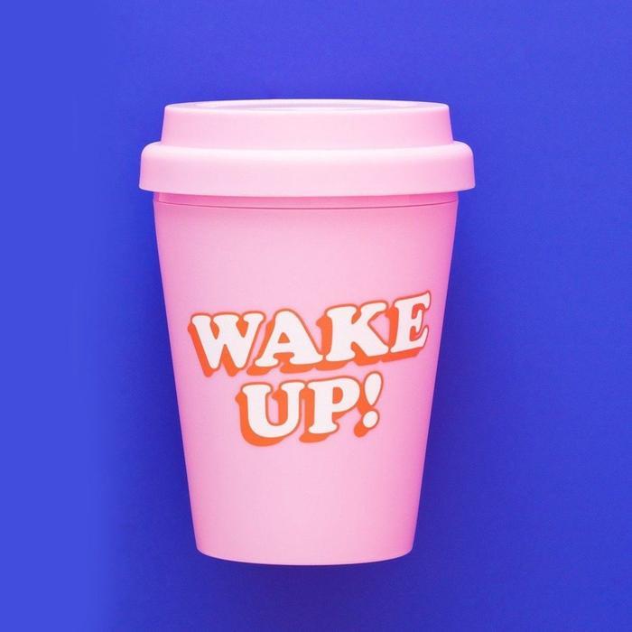 Yes Studio: Small Travel Mug - Wake Up image