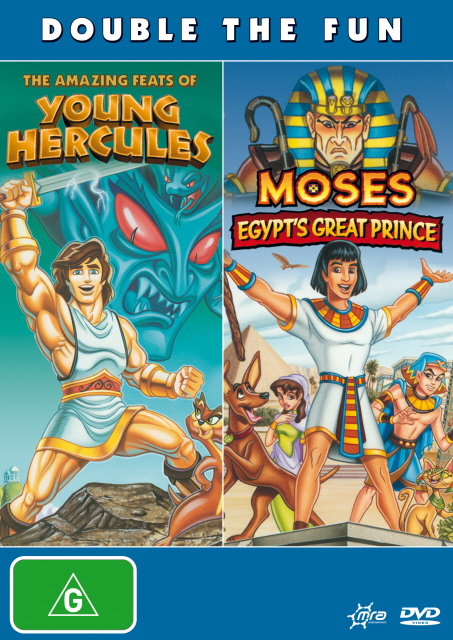 Amazing Feats Of Young Hercules, The / Moses - Egypt's Great Prince on DVD image