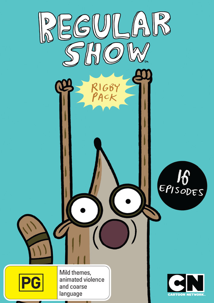 Regular Show Rigby Pack on DVD