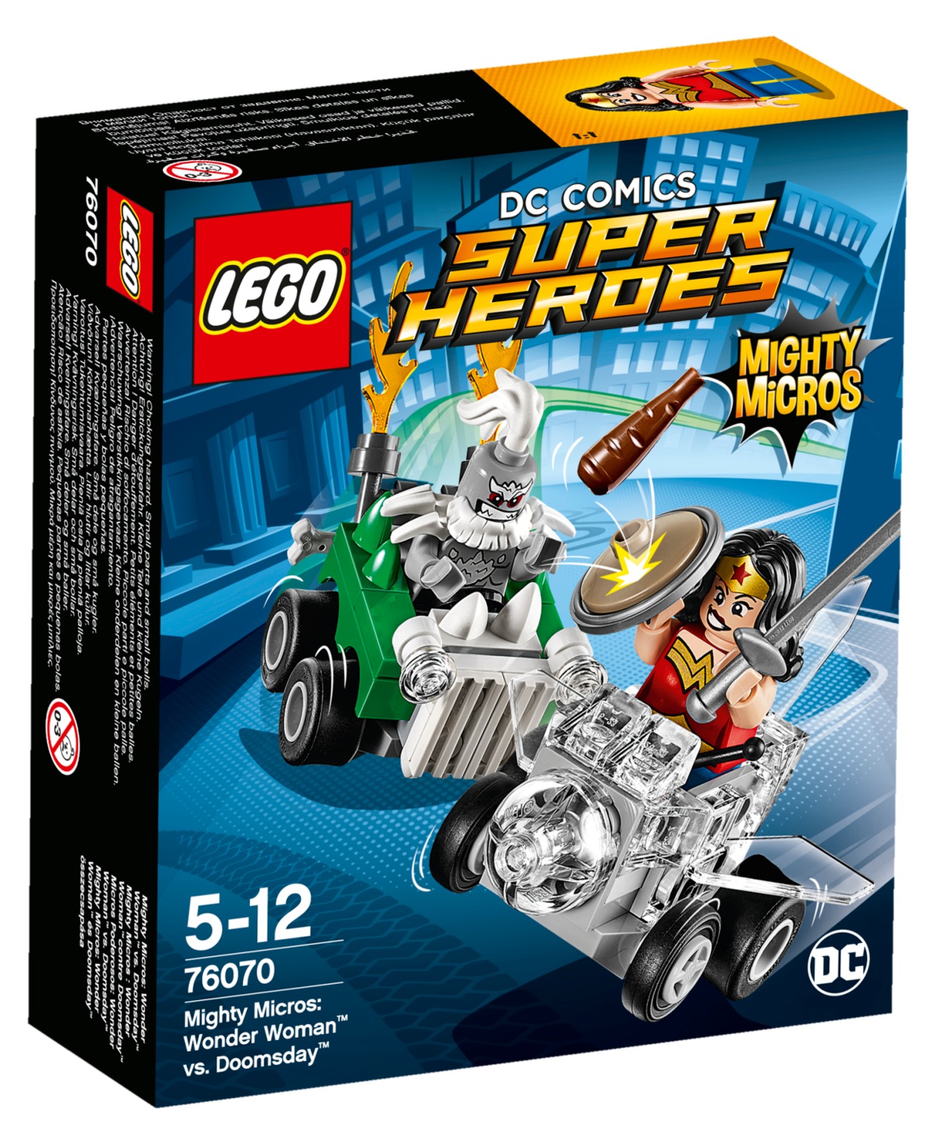 LEGO Super Heroes: Mighty Micros - Wonder Woman vs. Doomsday (76070) image