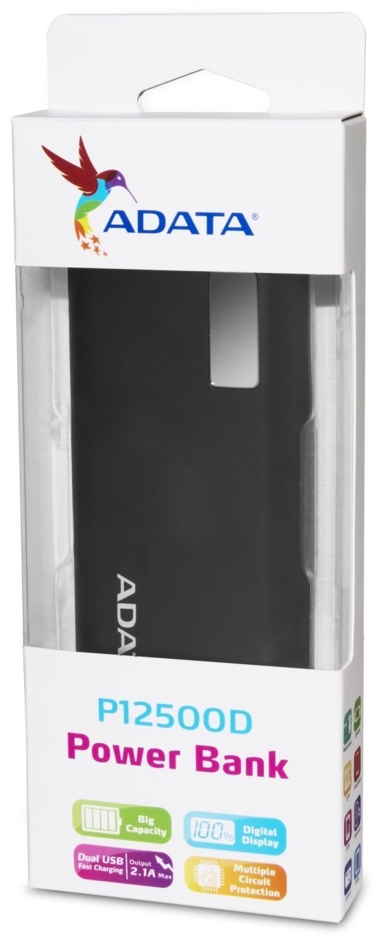 ADATA P12500D 12500mAh Power Bank image
