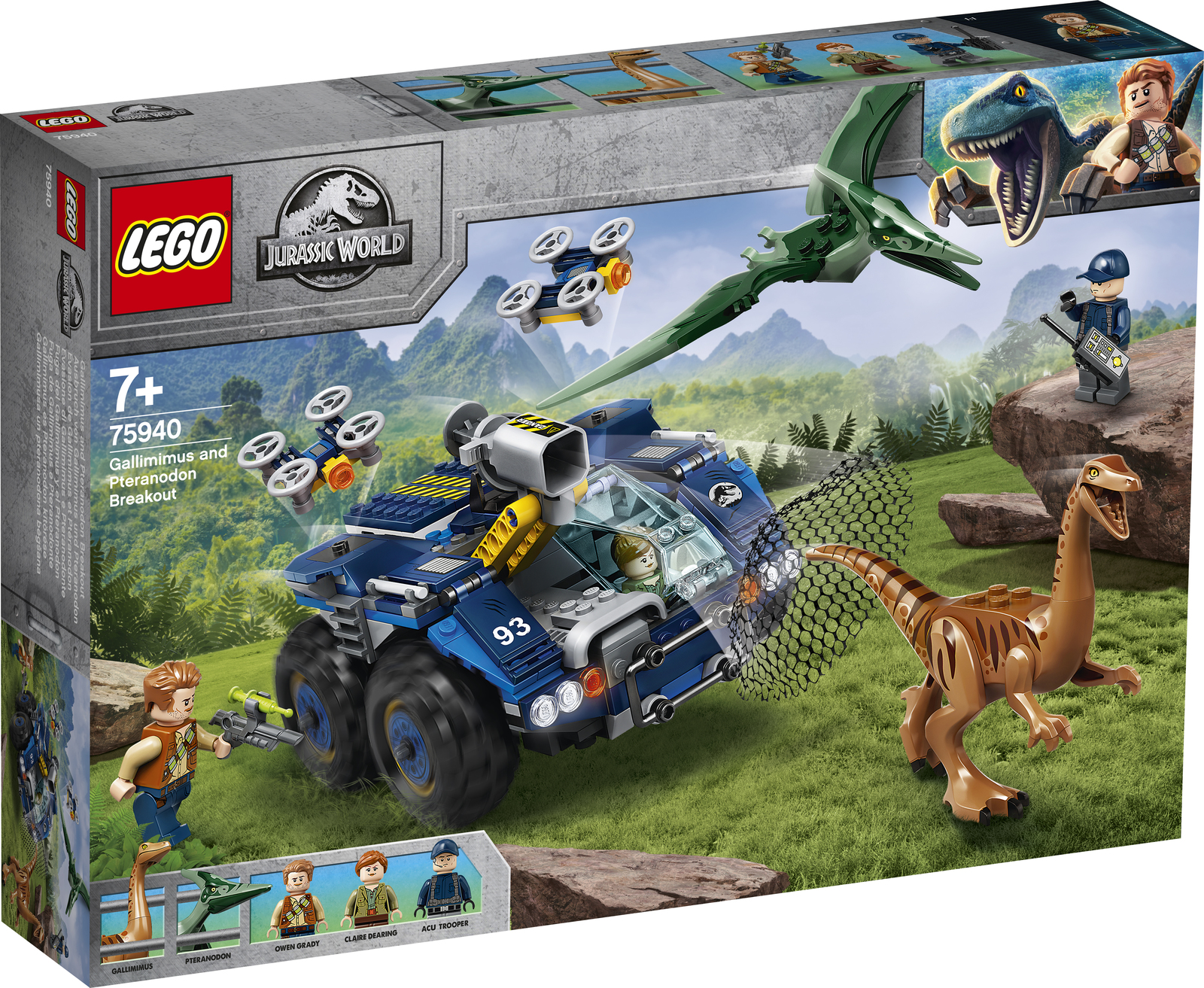 LEGO Jurassic World Gallimimus & Pteranodon Breakout Toy at