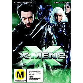 X-Men 2 on DVD image