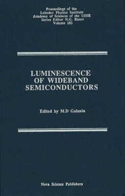 Luminescence of Wideband Semiconductors: v. 182 image
