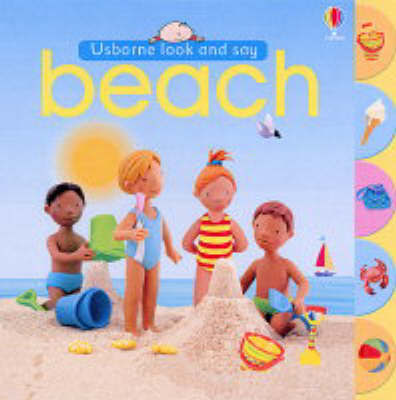 Usborne Look and Say Beach by Felicity Brooks image