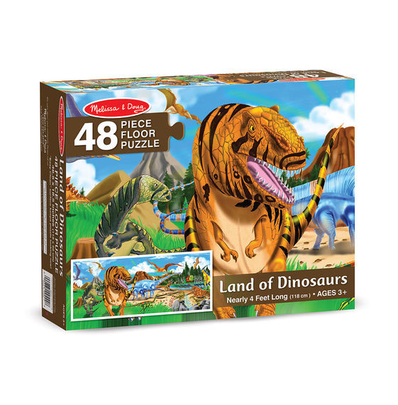 Buy Melissa & Doug Land of Dinosaurs Floor Puzzle at Mighty Ape NZ