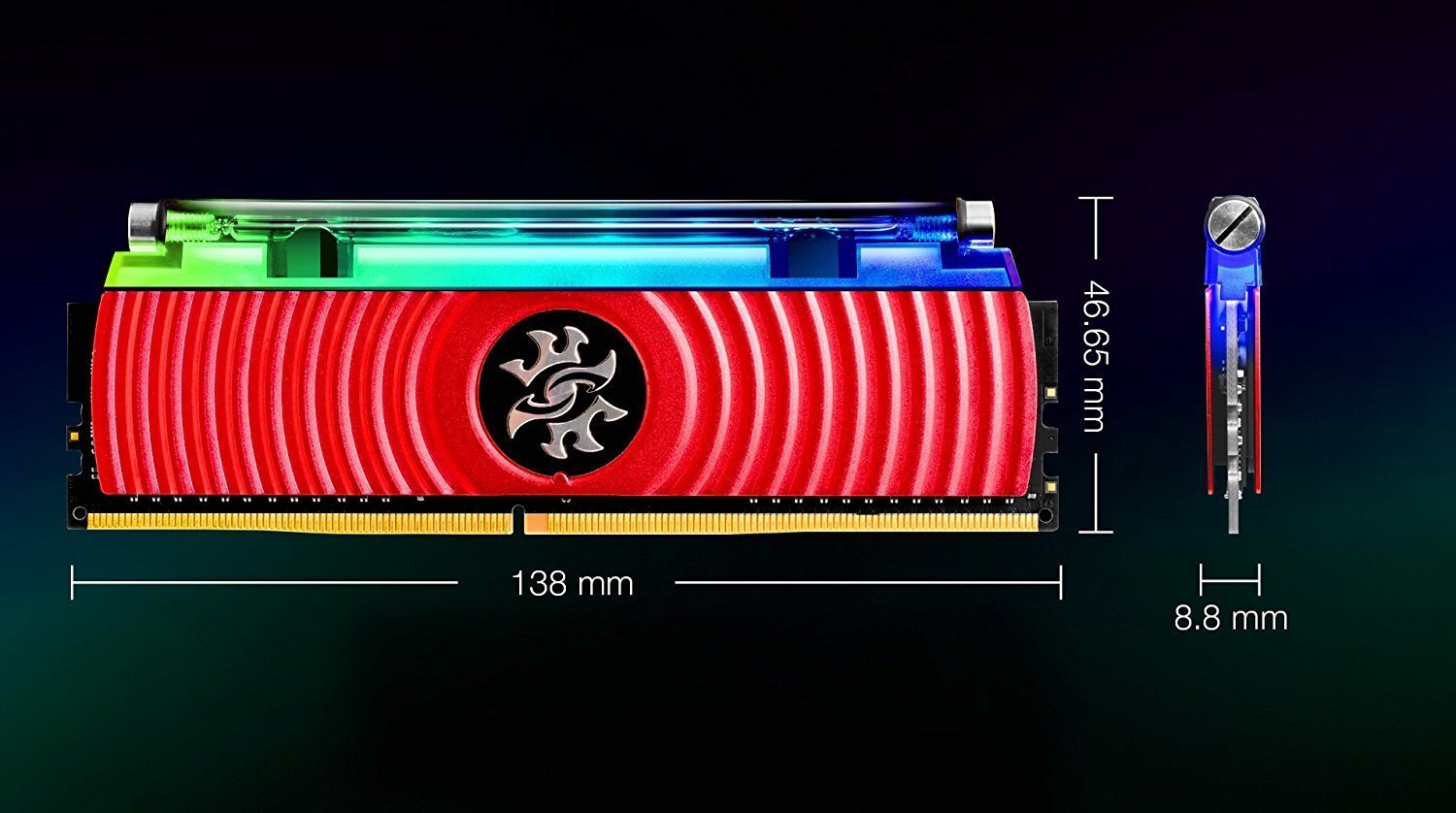 2x8GB Adata XPG Spectrix D80 DDR4 3000MHz Liquid Cooled DDR4 RAM image