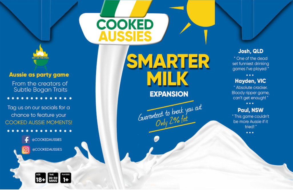 Cooked Aussies Smarter Milk Board Game at Mighty Ape Australia