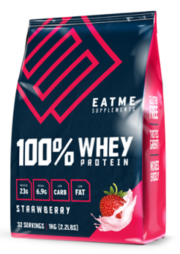 Eat Me Premium Whey Protein - Strawberry (1kg) image