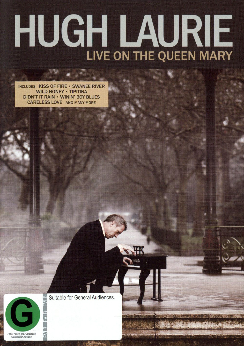 Hugh Laurie Live On The Queen Mary Dvd Buy Now At Mighty Ape Nz hugh laurie live on the queen mary