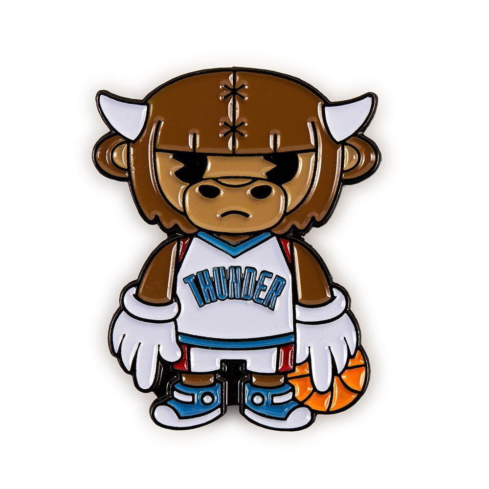 NBA: Oklahoma City - Thunder Rumble Mascot Enamel Pin image