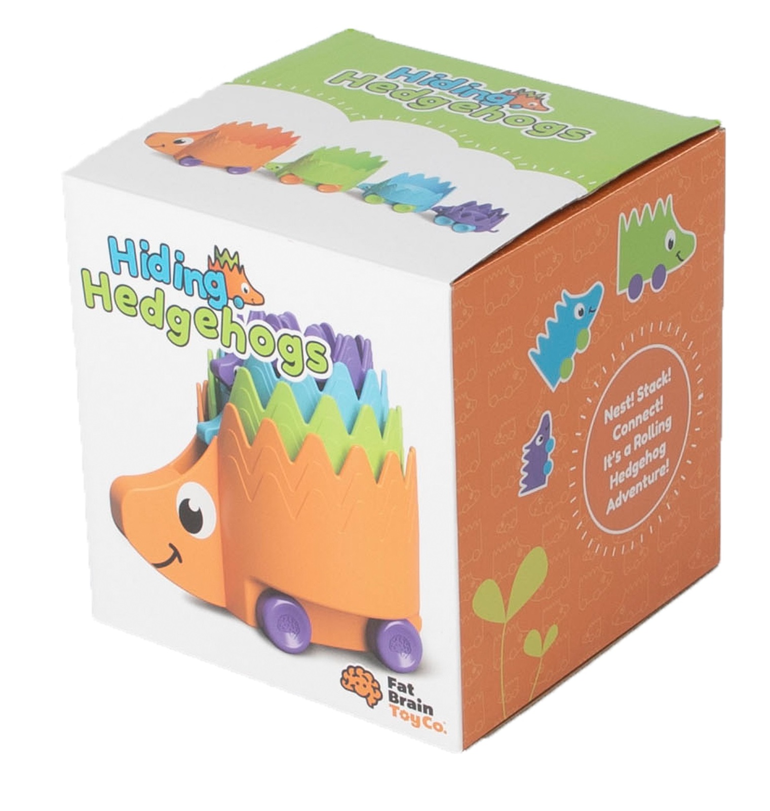 Fat Brain Toys: Hiding Hedgehogs - Stacking Playset image