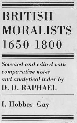 British Moralists: 1650-1800 (Volumes 1 and 2) image