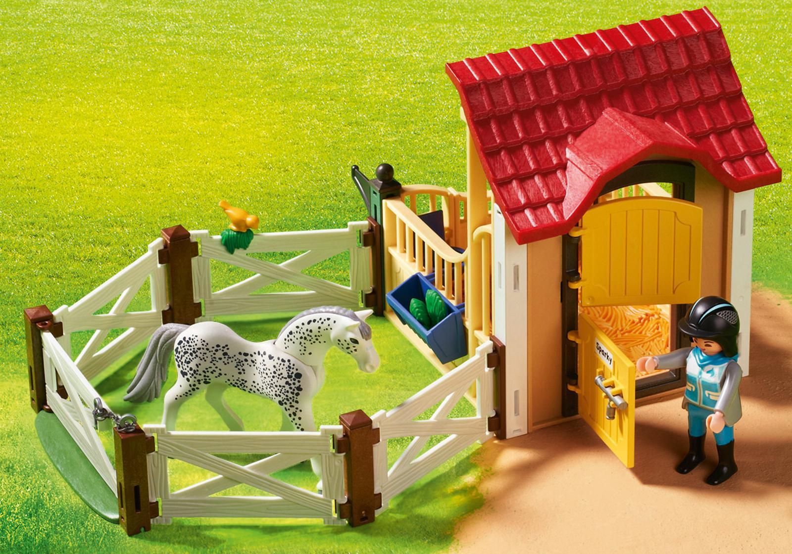 Playmobil - Horse Stable with Appaloosa (6935) image