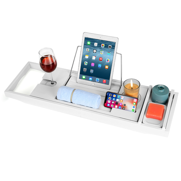 Bamboo Extending Bath Caddy at Mighty Ape NZ