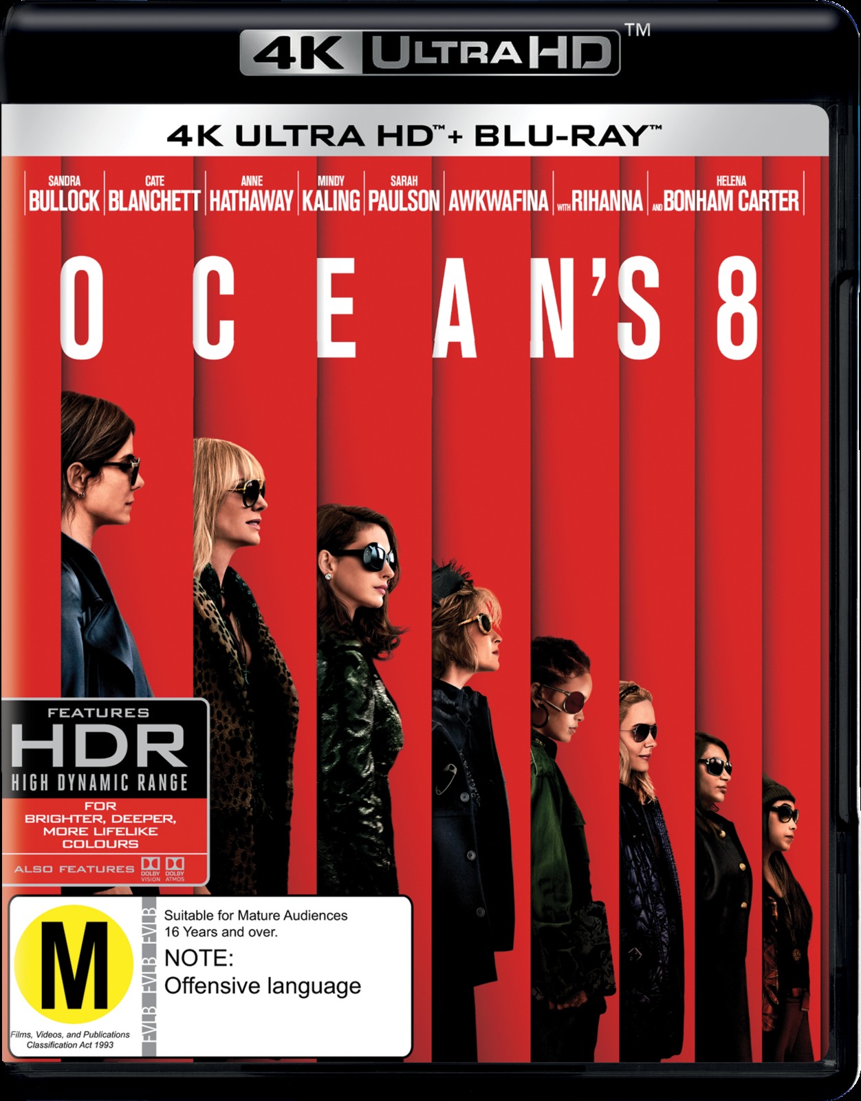 Ocean's 8 on UHD Blu-ray image