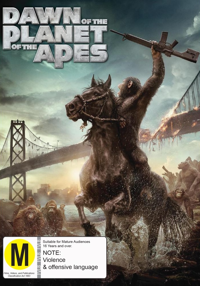 Dawn of the Planet of the Apes on DVD