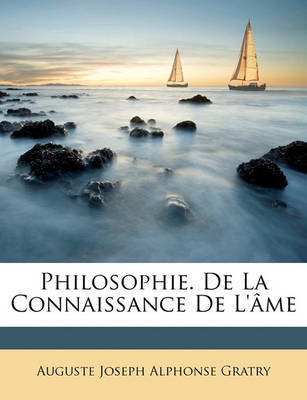 Philosophie. de La Connaissance de L'[Me image