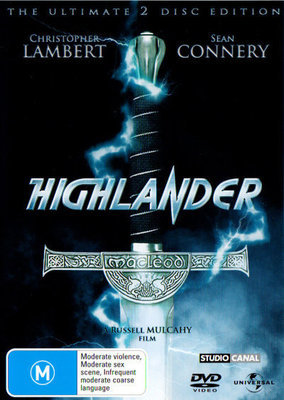 Highlander - The Ultimate 2 Disc Edition (2 Disc Set) on DVD image