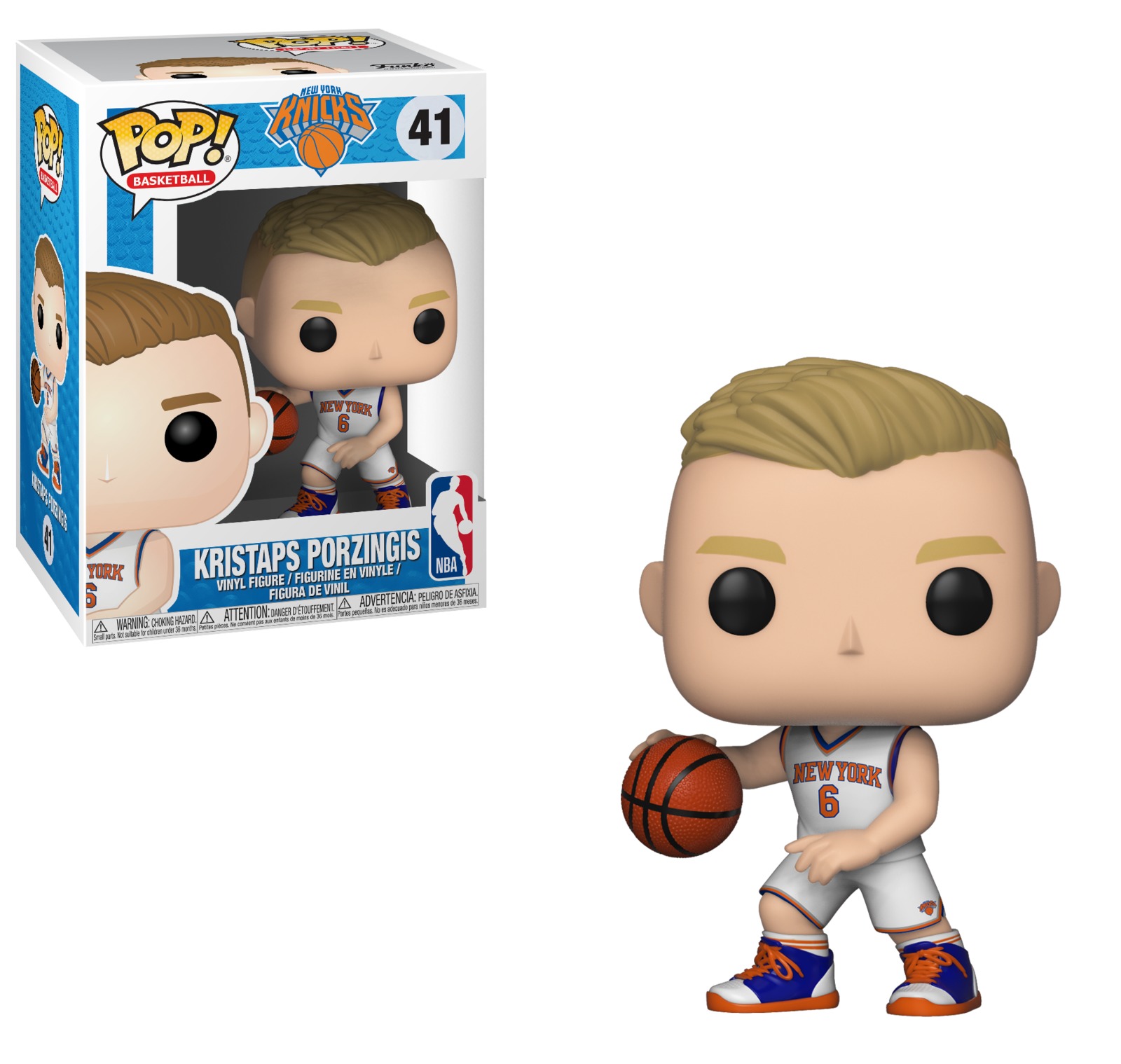 NBA: Knicks - Kristaps Porzingis Pop! Vinyl Figure image