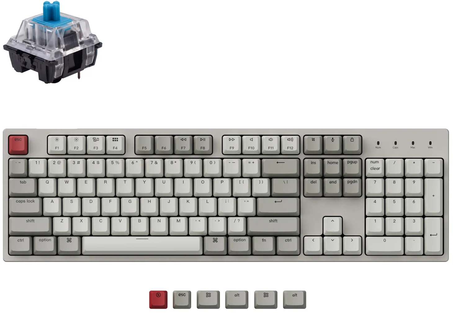 Keychron C2 Mechanical Keyboard image