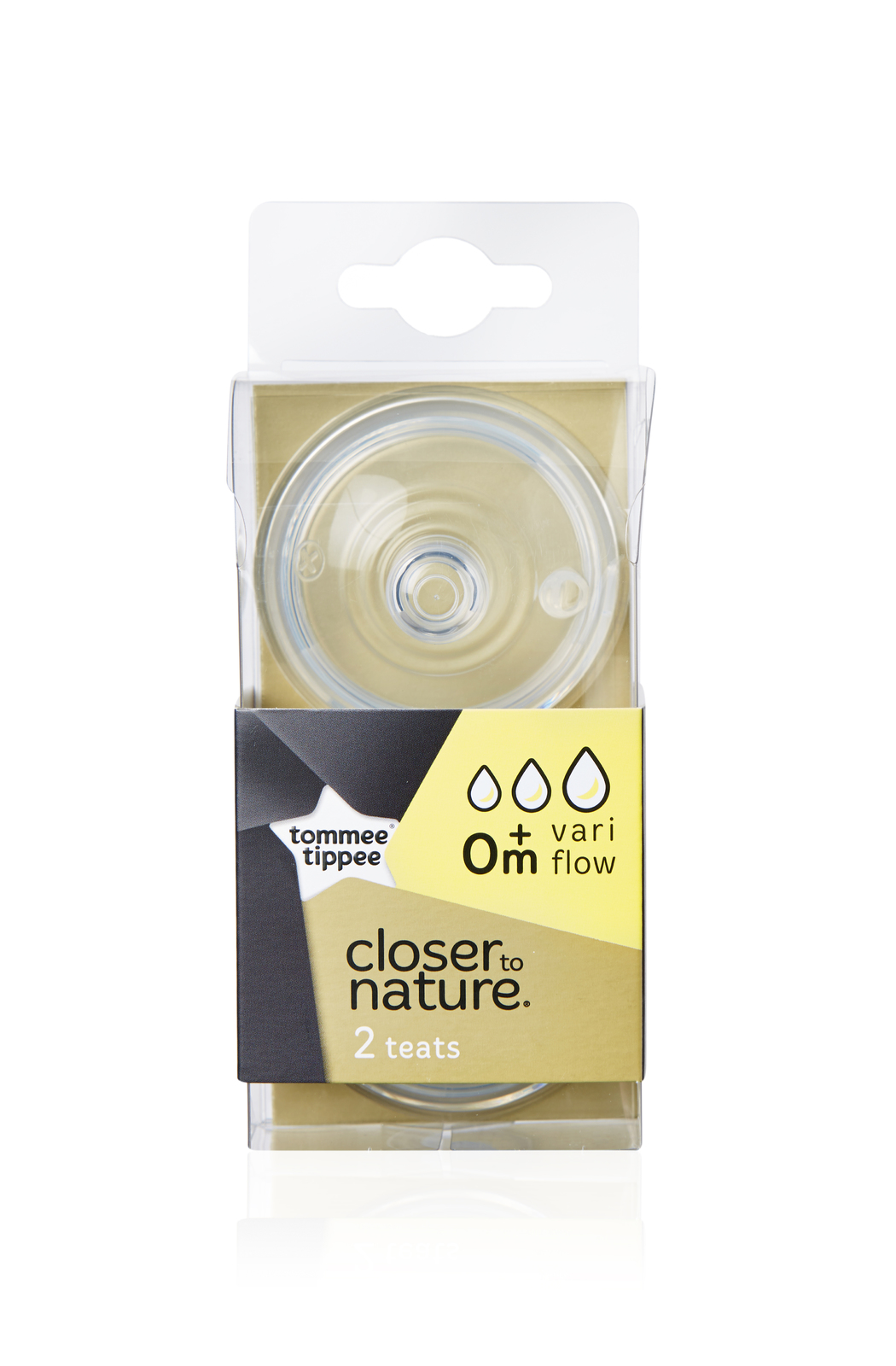 Closer to Nature Vari Flow Easi-Vent Teat - 2 Pack image