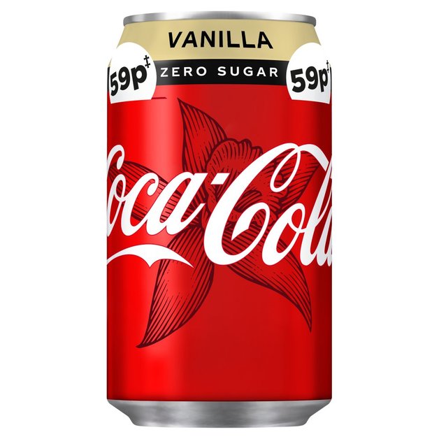 Vanilla Coke No Sugar Soft Drink Cans 24 Pack (330ml) at Mighty Ape NZ