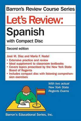 Lets Review Spanish with CD 2nd Ed by J. Diaz image