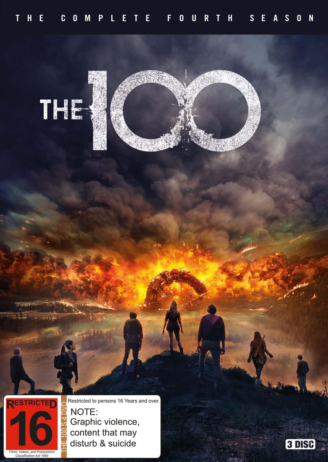 The 100 - The Complete Fourth Season on DVD image