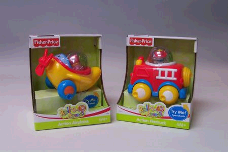 Fisher Price Roll a Round Action Vehicles