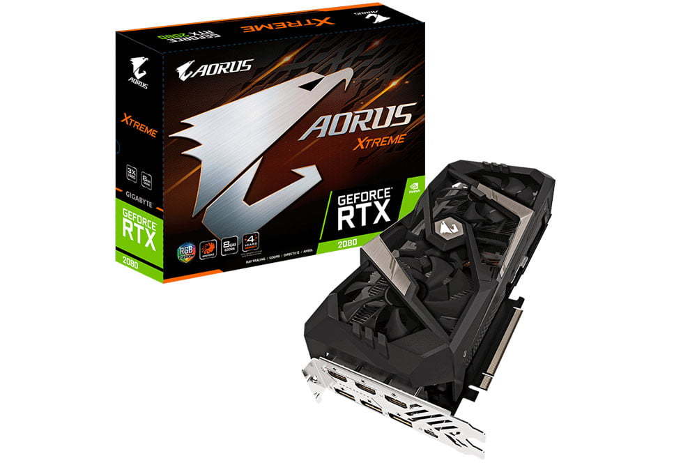 Gigabyte AORUS RTX 2080 Xtreme 8GB GDDR6 RTX PCIE Graphics Card image