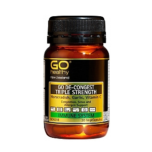 Go Healthy: GO De-Congest Triple Strength (30 Capsules) image