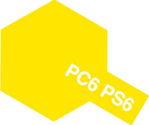 Tamiya PsS6 Polycarb Yellow – 100ml Spray Can
