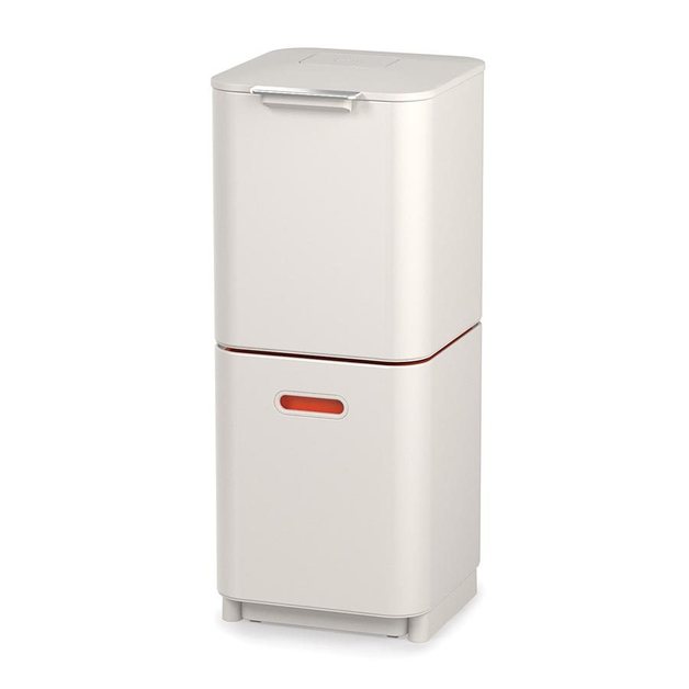 Joseph Joseph Totem Compact Rubbish/Recycling Bin Stone (40L) at