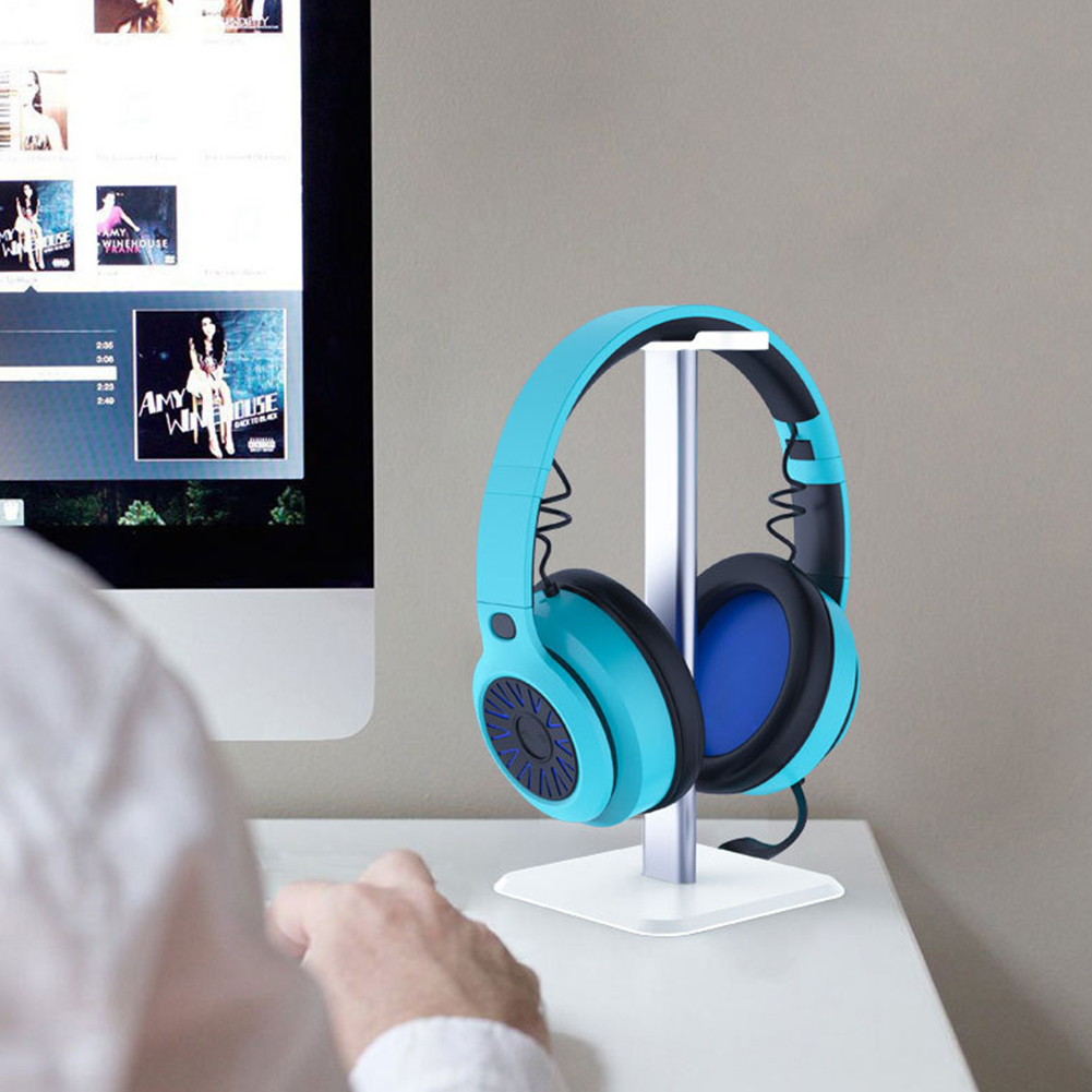 Aluminium Headset Headphones Stand Silver at Mighty Ape NZ