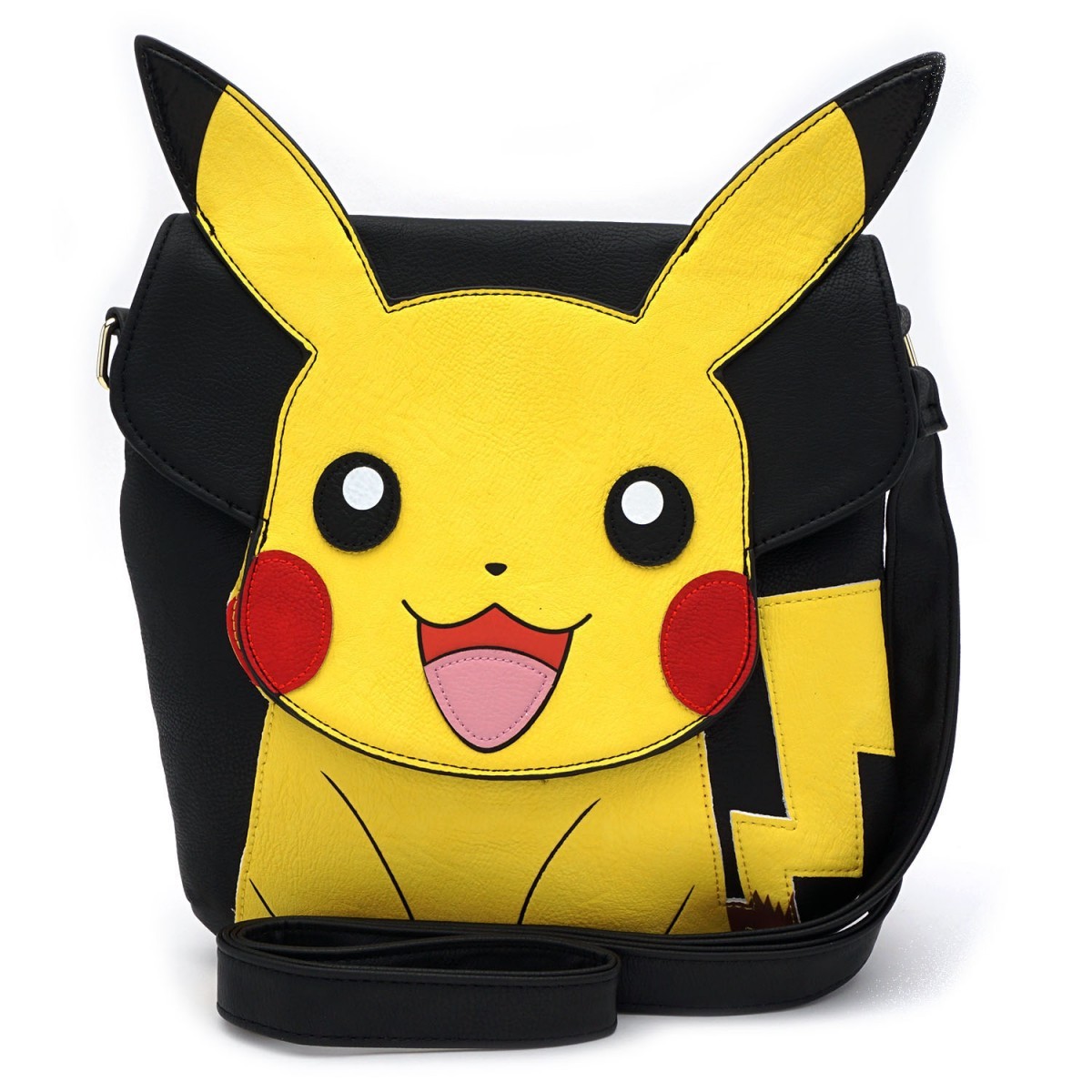 Loungefly Pokemon Pikachu Face Crossbody Bag image