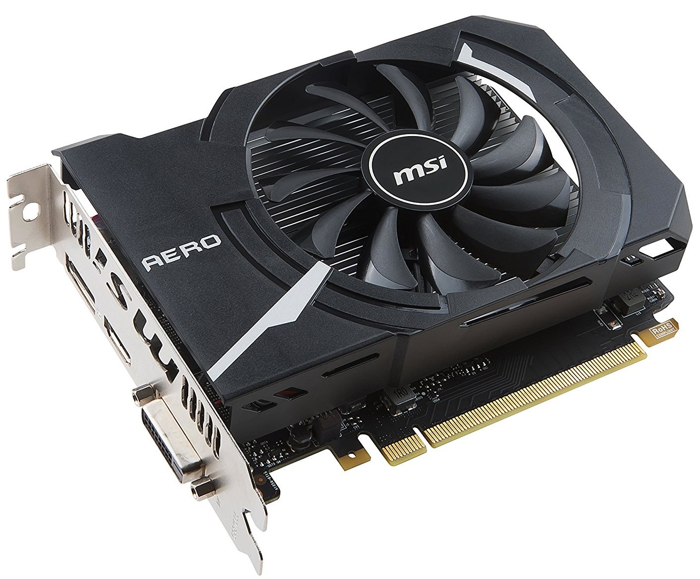 MSI GeForce GTX 1050 Aero 2GB OC V1 Graphics Card image