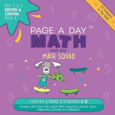 Page a Day Math Addition & Counting Book 3 by Janice Auerbach image