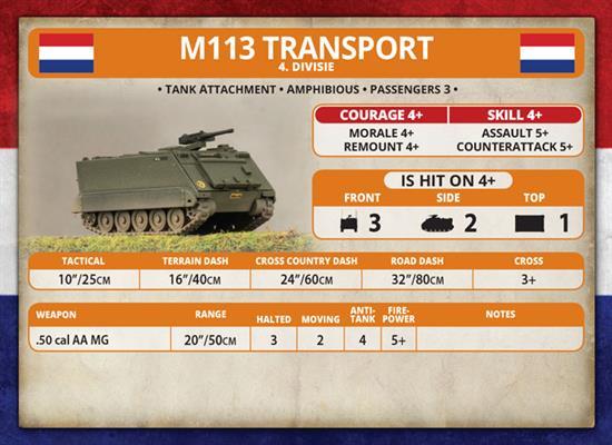 Team Yankee: Dutch M113 or M106 Platoon image