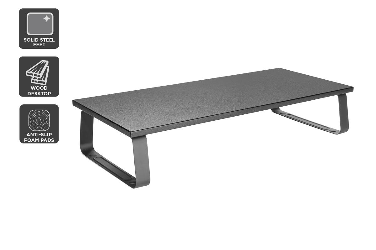 Kogan Modern Monitor & Laptop Stand with Steel Frame at Mighty Ape